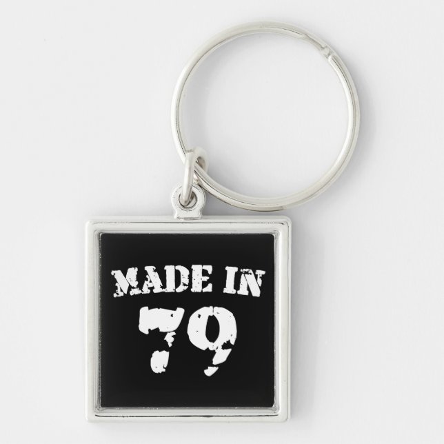 Made In 1979 Key Ring (Front)