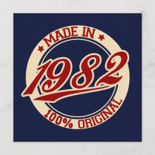 Made In 1982 Card