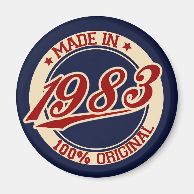 Made In 1983 Magnet (Front)