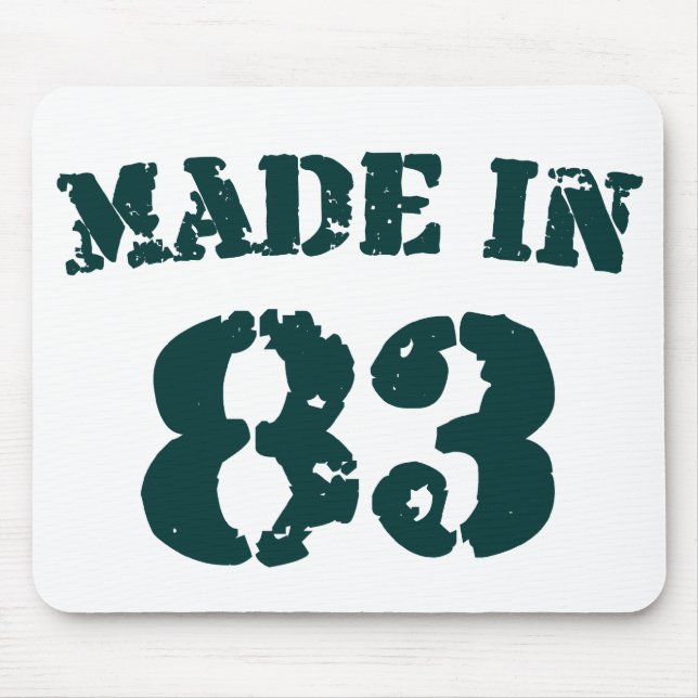 Made In 1983 Mouse Pad (Front)
