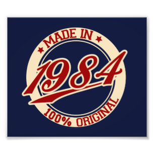 Made In 1984 Photo Print