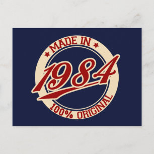 Made In 1984 Postcard