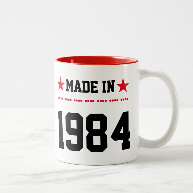 Made in 1984 Two-Tone coffee mug (Right)