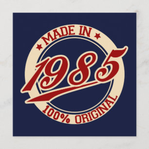 Made In 1985 Card