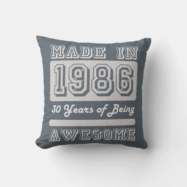 Made in 1986 cushion (Front)