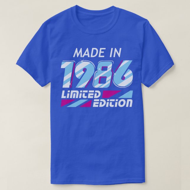 Made in 1986 Limited Edition 1 T-Shirt (Design Front)