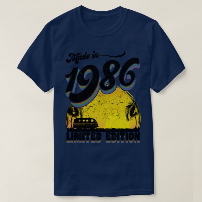 Made in 1986 Limited Edition T-Shirt (Design Front)