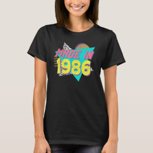 Made In 1986 Retro Vintage 36th Birthday For Men & T-Shirt