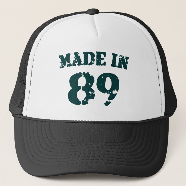 Made In 1989 Trucker Hat (Front)