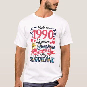 Made In 1990 32 Years Of Being Sunshine 32Nd Birth T-Shirt