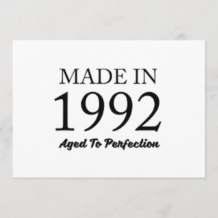 Made In 1992 Card