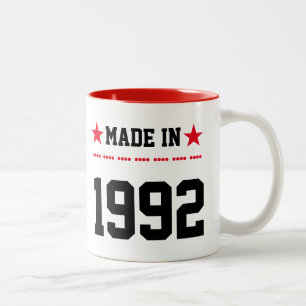Made in 1992 Two-Tone coffee mug