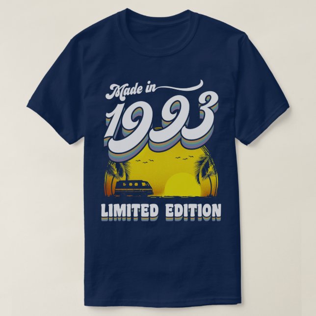 Made in 1993 30th Birthday Gift 30 Years Old 30th  T-Shirt (Design Front)