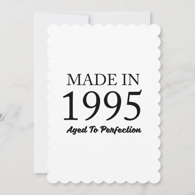 Made In 1995 Card (Front)