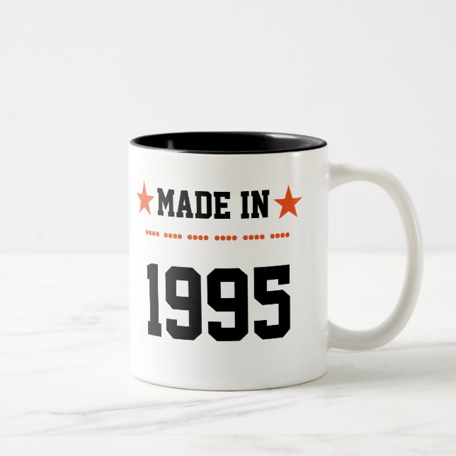 Made in 1995 Two-Tone coffee mug (Right)