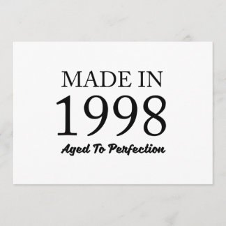Made In 1998 Card