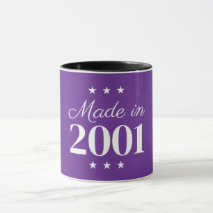 Made in 2001 Limited Edition Text Mug