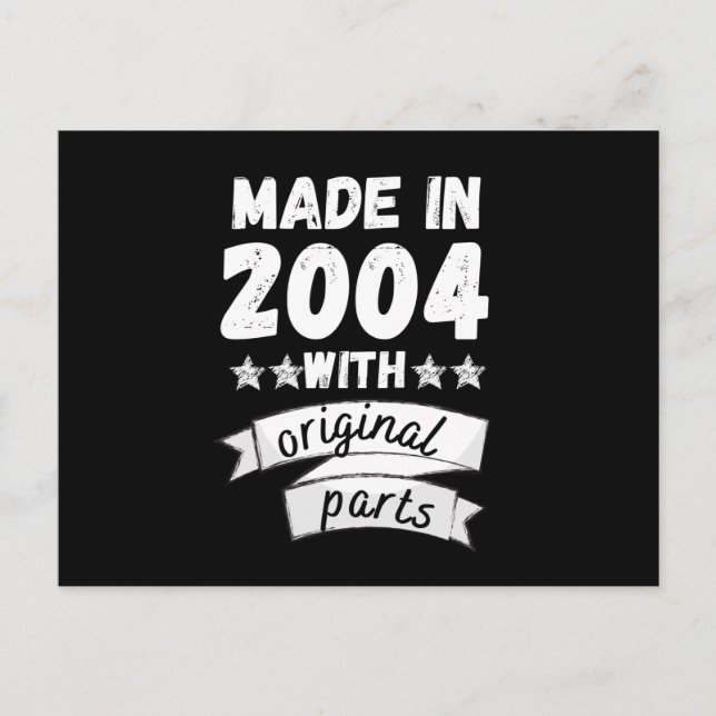 made in 2004 with original parts, postcard (Front)