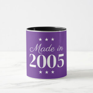 Made in 2005 Limited Edition Text Mug
