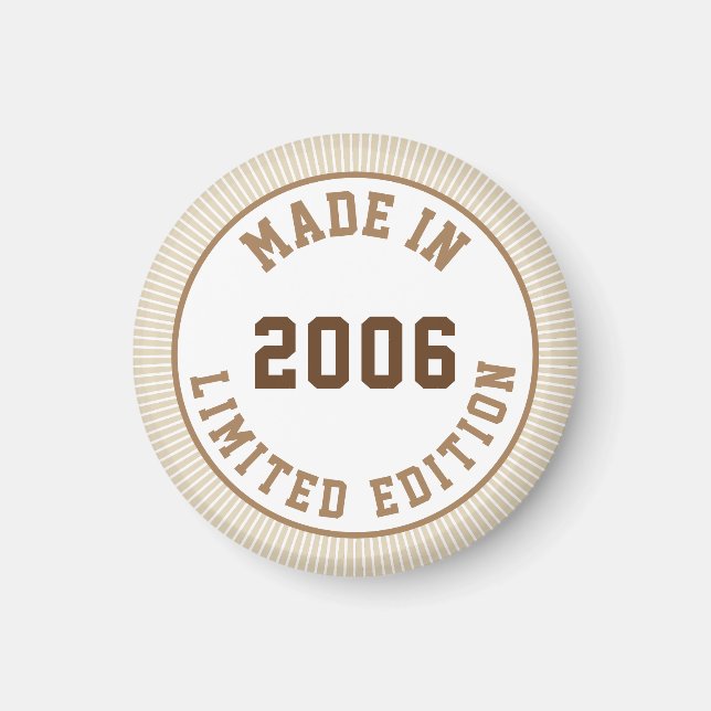 Made in 2006 magnet (Front)