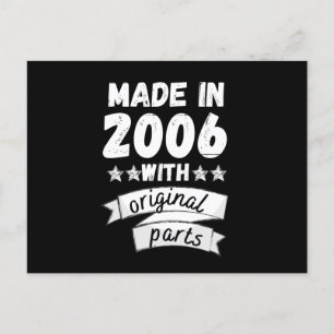 made in 2006 with original parts, postcard