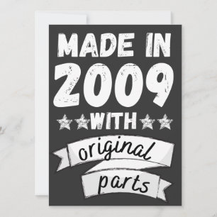 made in 2009 with original parts,