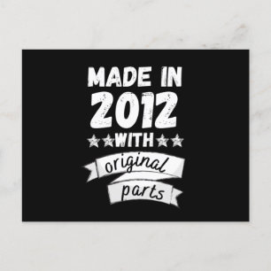 made in 2012 with original parts, postcard