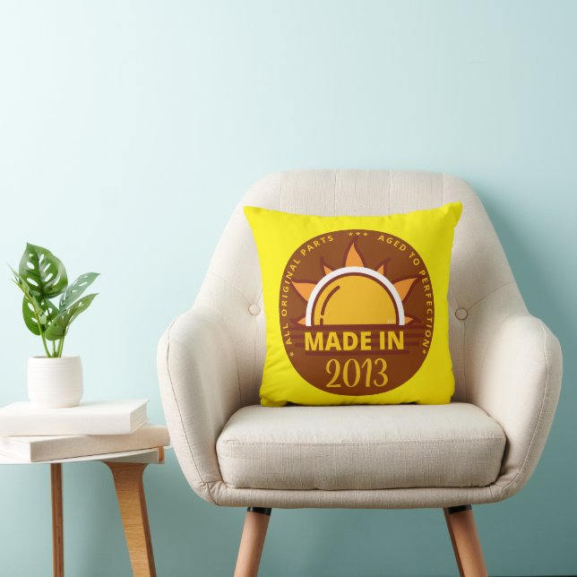 MADE IN 2013 funny birthday gift                   Cushion (Chair)