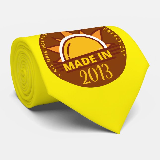 MADE IN 2013 funny birthday gift                   Tie (Rolled)