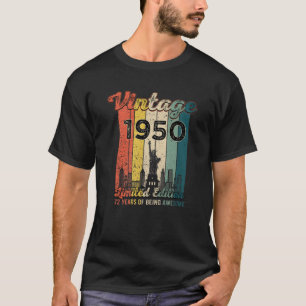 Made In 72 Year Old Gifts Vintage 1950 72Th Birthd T-Shirt