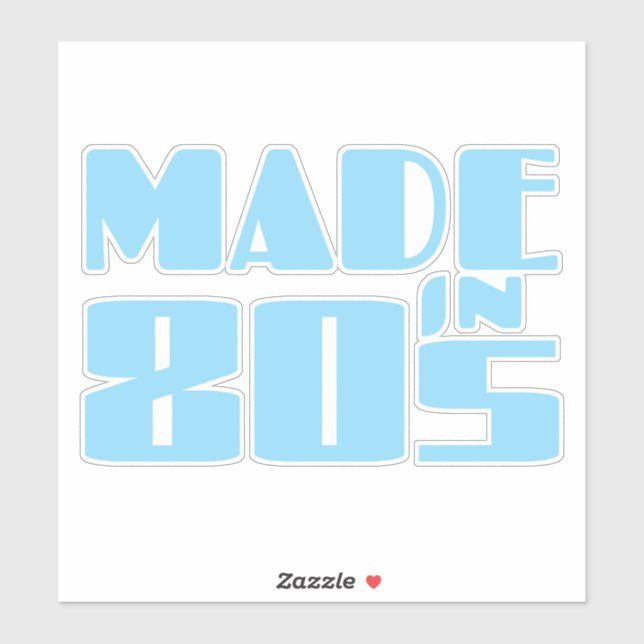 Made in 80s (Sheet)