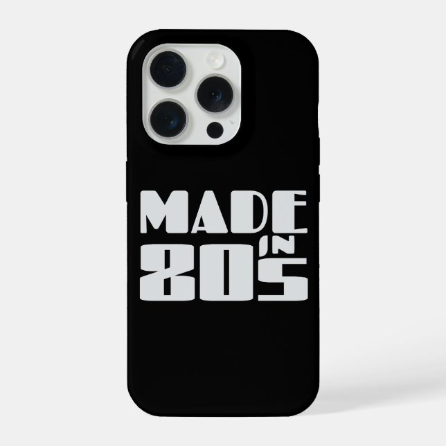 Made in 80s iPhone case (Back)