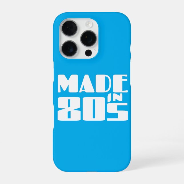 Made in 80s iPhone case (Back)