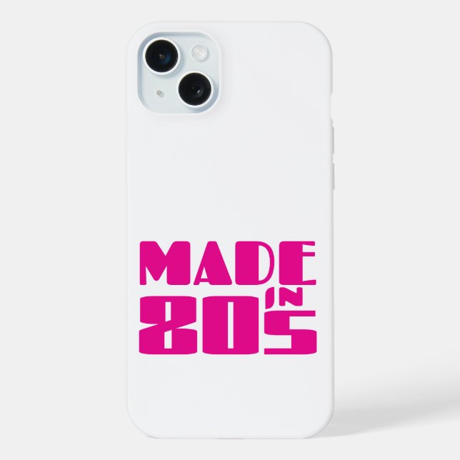 Made in 80s iPhone case (Back)