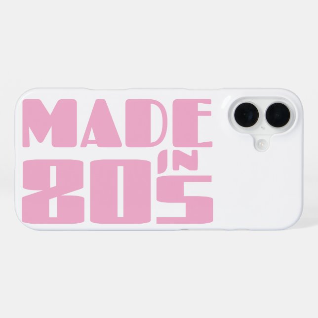Made in 80s iPhone case (Back Horizontal)