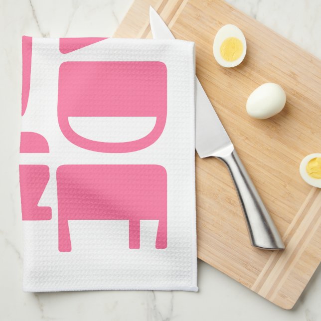 Made in 80s tea towel (Quarter Fold)