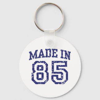 Made in 85 key ring