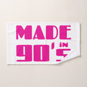 Made in 90's hand towel