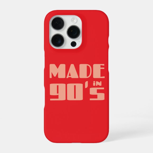 Made in 90's iPhone case (Back)