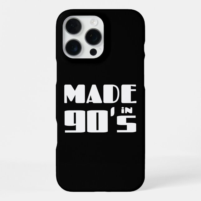 Made in 90's iPhone case (Back)