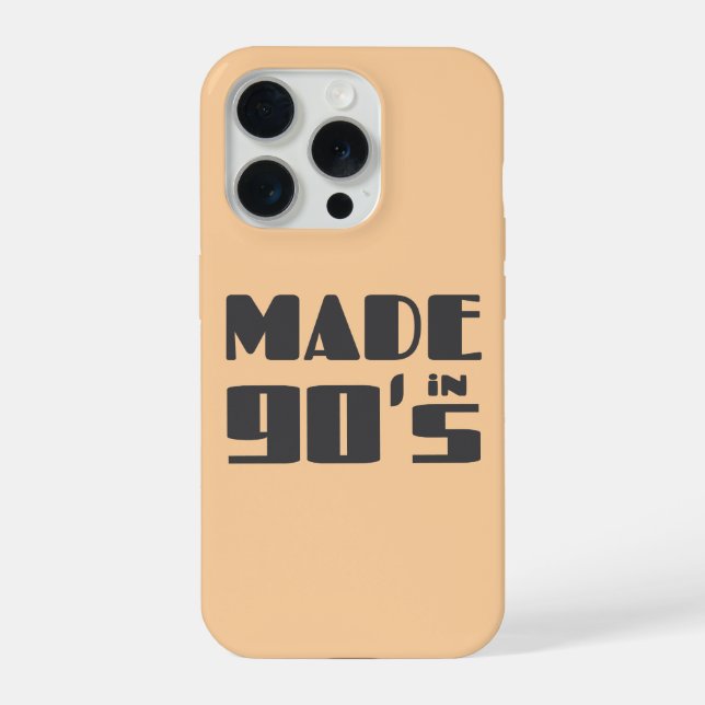 Made in 90's iPhone case (Back)