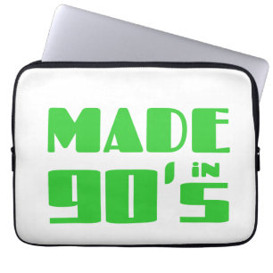 Made in 90's laptop sleeve