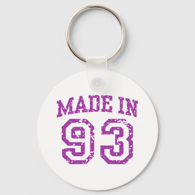 Made in 93 key ring (Front)