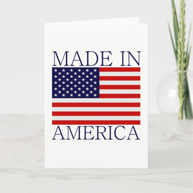 Made in America Card (Front)