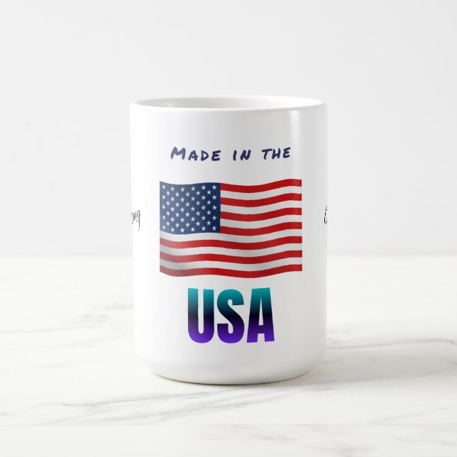 " Made In America " Coffee Mug.  Coffee Mug (Center)