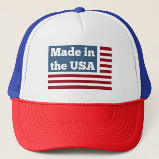 Made in America Patriotic Trucker Hat