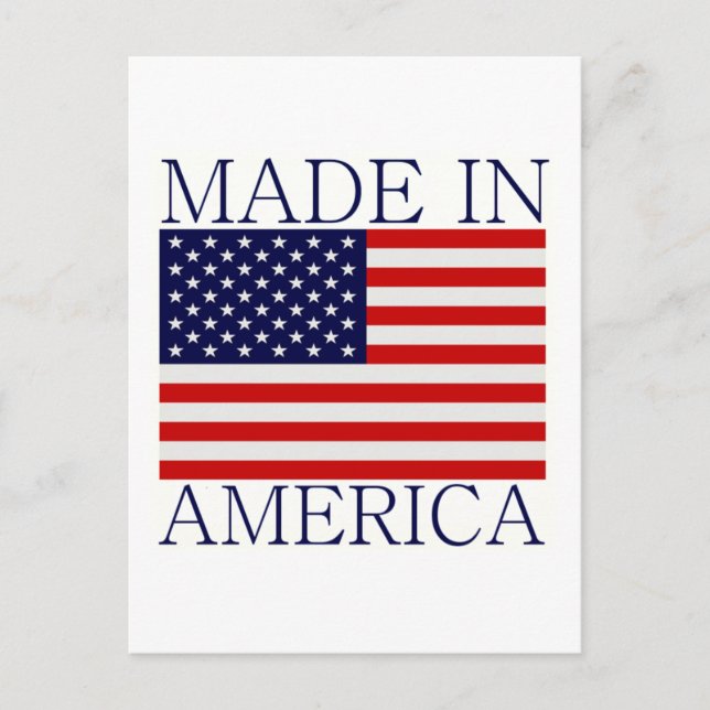 Made in America Postcard (Front)
