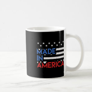 Made In America Pride Cute Born In Usa 4th Of July Coffee Mug