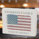 Made in America Signature  Wooden Box Sign<br><div class="desc">Introducing our Made in America personalised distressed white wood box sign—a charming and patriotic addition to any home! Crafted from quality wood and finished with a rustic, distressed look, this sign brings a warm, vintage feel to your space. Perfect for proudly displaying in your living room, entryway, or kitchen, it...</div>
