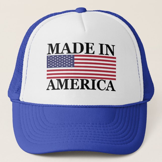 MADE IN AMERICA TRUCKER HAT (Front)